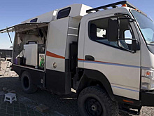 Из Mitsubishi Fuso сделали кастомный кемпер с распашными дверьми