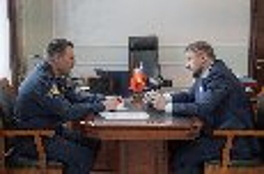 Начальник УФСИН России по Воронежской области Алексей Ашурков и заместитель председателя Правительства региона Артем Верховцев провели рабочую встречу