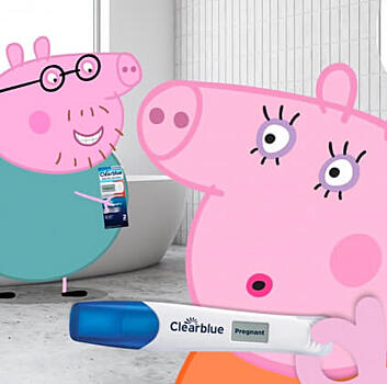 «Свинка Пеппа» заколлабилась с производителем тестов на беременность