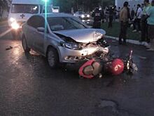 В Чернушке мотоциклист серьёзно пострадал в ДТП с иномаркой