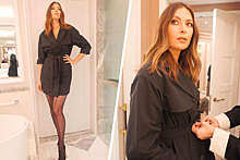 Мария Шарапова в мини-платье и туфлях Барби появилась на Неделе моды в Лондоне