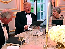 Супруги Трамп дали торжественный ужин в Лондоне