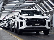 Chery запустила производство нового Tiggo 9 для России. Авто сняли на фото