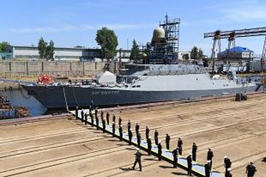 В Татарстане спущен на воду малый артиллерийский корабль «Ингушетия»