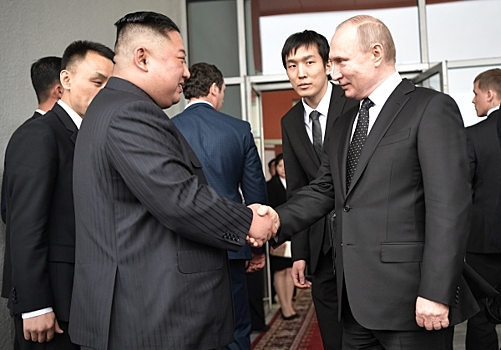 Владимир Путин поздравил Ким Чен Ына с годовщиной образования КНДР