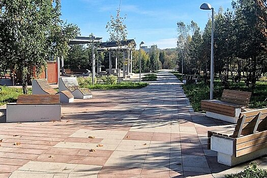 В Заинске завершили благоустройство парка "Молодежный" за 10 млн рублей