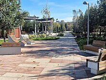 В Заинске завершили благоустройство парка "Молодежный" за 10 млн рублей