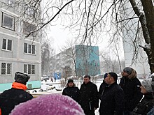 Игорь Руденя встретился с жильцами дома на бульваре Гусева и побывал на месте ЧП