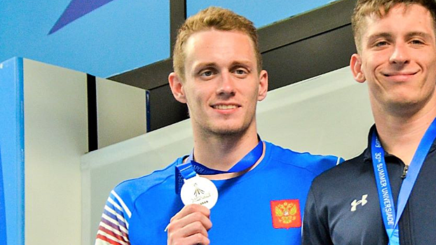 Пловец Марков завоевал бронзовую медаль на дистанции 50 м вольным стилем на Универсиаде