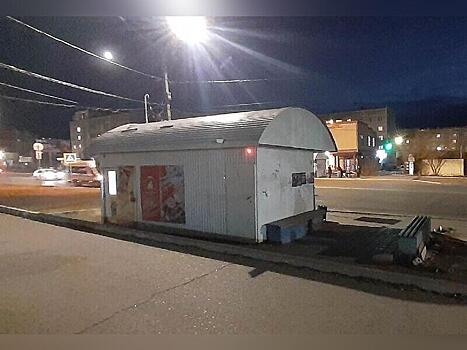 В Чите снесли незаконные павильоны