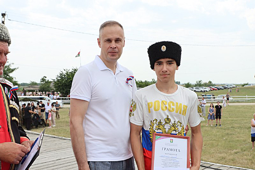 Наш казак отличился в конном дерби