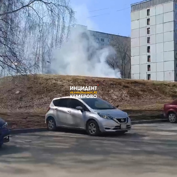 Кемеровчане во время просушки погреба устроили пожар