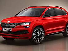 Опубликованы рендеры спортивного Skoda Karoq Sportline