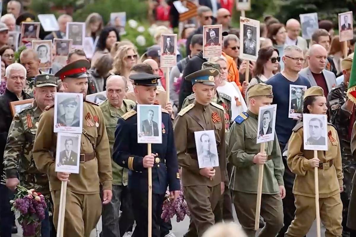 «Бессмертный полк» в Приднестровье собрал более ста тысяч человек