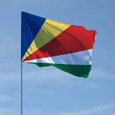 Сейшельский флаг PTEROSAUR 90x150 см, национальный флаг сейшельского острова с л