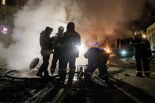 Ликвидировать последствия аварии на теплотрассе в Новосибирске будут ночью