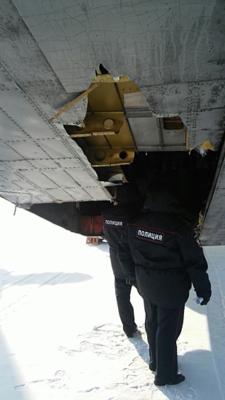 В настоящее время территория вокруг летного поля оцеплена, проводится проверка, в ходе которой будут установлены причины инцидента