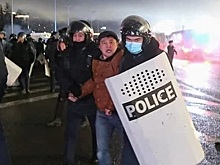 В здании администрации Алма-Аты начался пожар