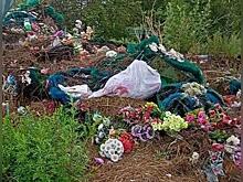 Кладбище в Шилке зарастает стихийными свалками