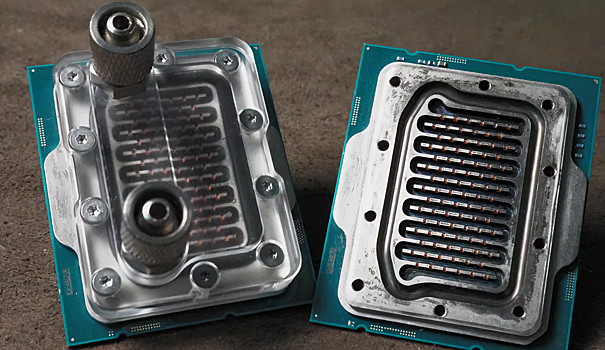 Корпус процессора Intel Core i9-14900KS превратили в... водоблок