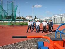 Первый заместитель министра спорта РФ Азат Кадыров осмотрел ход строительных работ на Нижней базе «Юг спорта» в Кисловодске