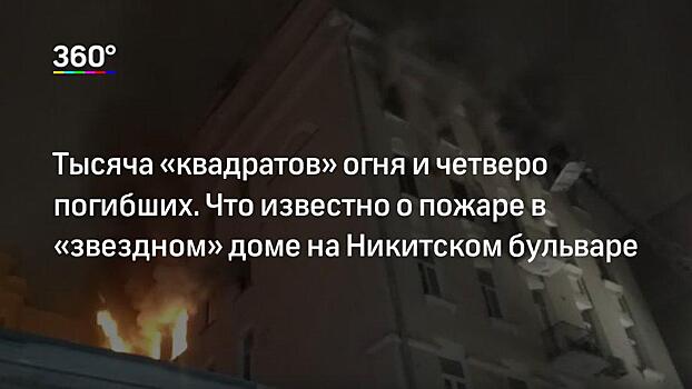 Квартира дочери Башмета полностью сгорела в доме на Никитском бульваре