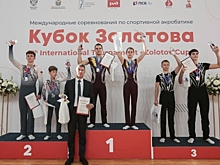Волгоградские акробаты удачно выступили на «Кубке Золотова»