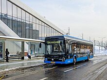 Первый электробус ЛиАЗ вышел на маршрут на северо-востоке Москвы