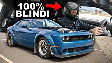 Видео: слепой водитель разогнался на Dodge Challenger до 200 километров в час