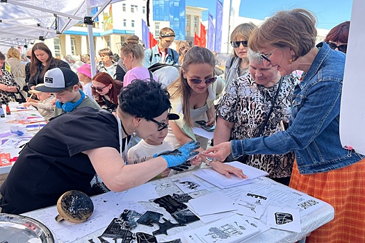 На фестивале печатной графики в Вологде посетители смогут сами создать гравюры