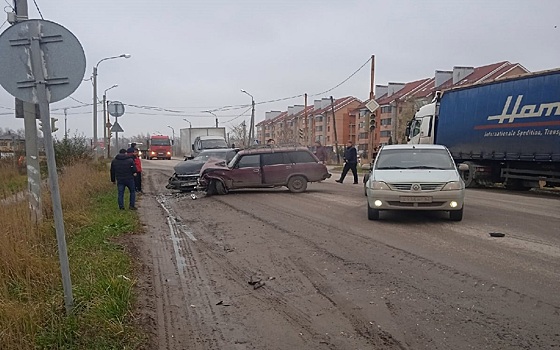 Под Рязанью три машины попали в ДТП