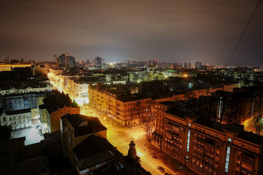 Опубликовано видео прилета БПЛА в Киеве