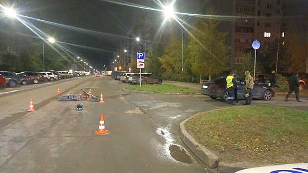 «Шкода» сбила мотоциклиста в Вологде