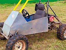 «Злая газонокосилка» из народа, она же «Самопальный» багги из подручных средств для экстремалов