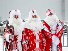 Рязанские полицейские пришли к детям в образе Дедов Морозов