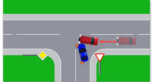 Изучаем ПДД. Кто виновен в аварии?