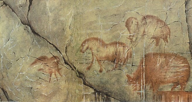 Студенты нашли тайник палеолитического художника