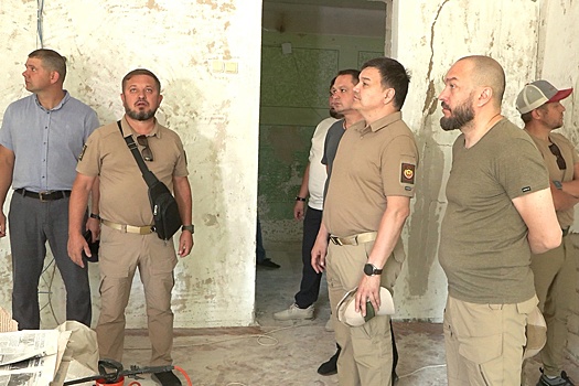 Делегация Чувашии посетила объекты в Запорожской области