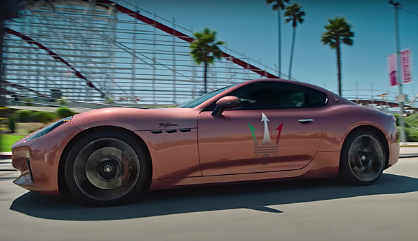 Maserati показала электромобиль Gran Turismo Folgore в движении