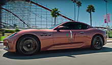 Maserati показала электромобиль Gran Turismo Folgore в движении