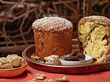 Блюдо недели: кулич с изюмом и цукатами на Пасху