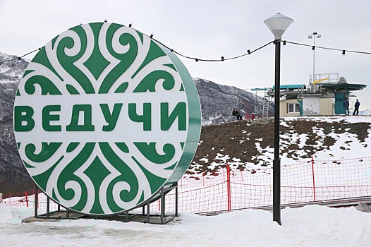 На курорте «Ведучи» началось профилирование горнолыжных трасс