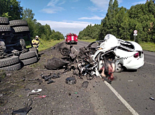 Водитель такси погиб в серьезном ДТП на кузбасской трассе