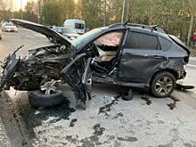 Две иномарки столкнулись в Орджоникидзевском районе Перми