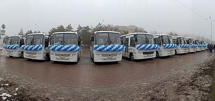 Новые автобусы выйдут на три городских маршрута в Шахтах