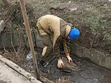 В Новочеркасске начали прочистку ливневой канализации