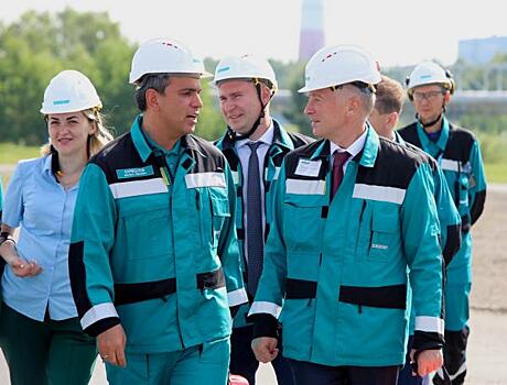 Владимир Мазур запустил новые очистные сооружения на Томском нефтехимическом комбинате
