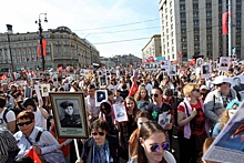 Более 850 тыс. человек приняли участие в акции «Бессмертный полк» в Москве