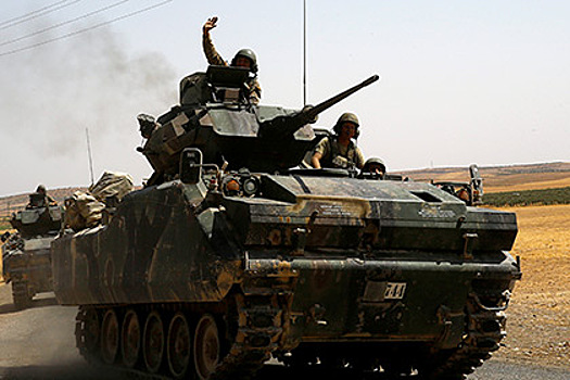 Эрдоган анонсировал продвижение турецкой армии к Манбиджу и Ракке
