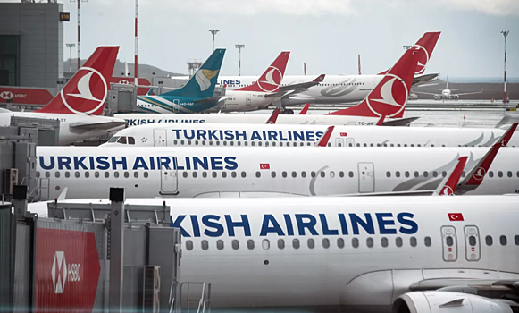 В России отменили часть рейсов Turkish Airlines в Турцию на майские праздники